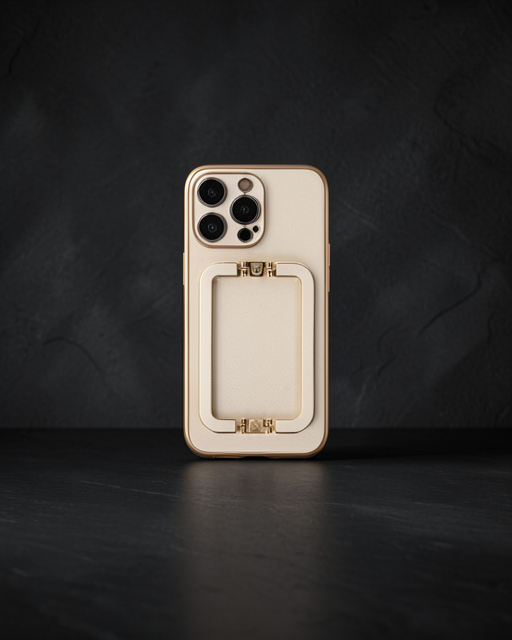 Apple İphone 14 Pro Kılıf Coco Elit Kapak - Gold