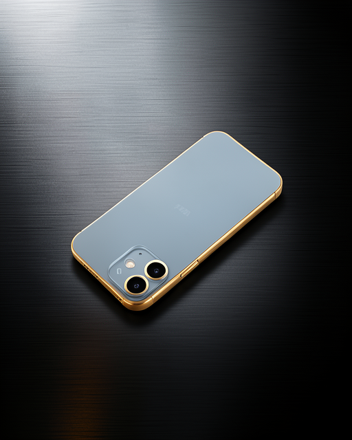 Apple İphone 12 Mini Shine Kamera Lens Koruma Cam - Gold