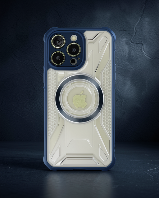 Apple İphone 14 Pro Kılıf Prag Magneticsafe Kapak - Lacivert
