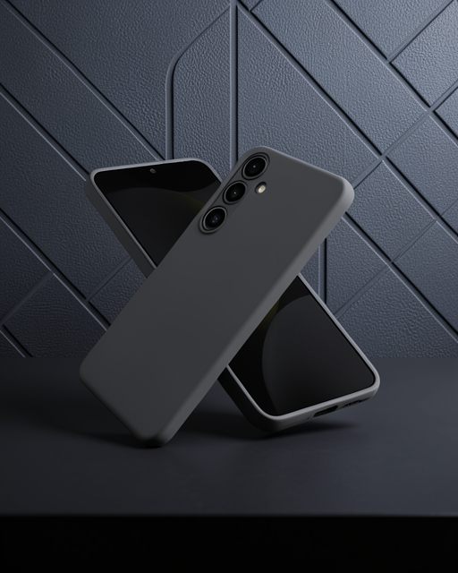 Samsung Galaxy A56 Kılıf First Silikon - Siyah
