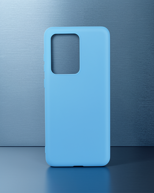 Samsung Galaxy S20 Ultra Kılıf Nano İçi Kadife Silikon - Mavi