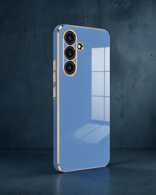 Samsung Galaxy S25 Plus Kılıf Volet Silikon - Mavi