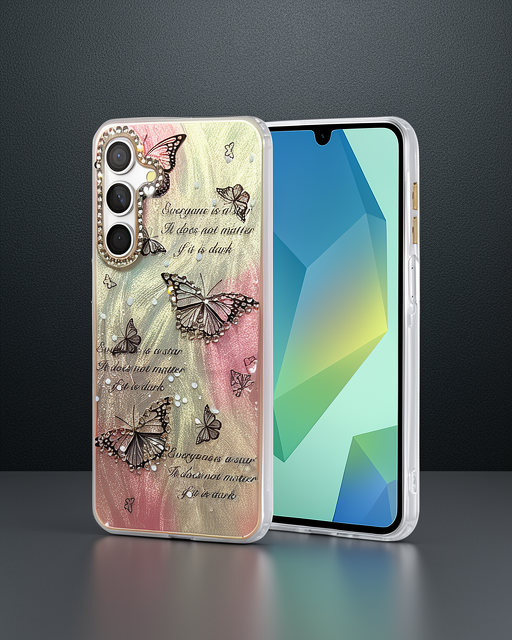 Samsung Galaxy S25 Kılıf Blade Aynalı Desenli Kapak - Desen 6