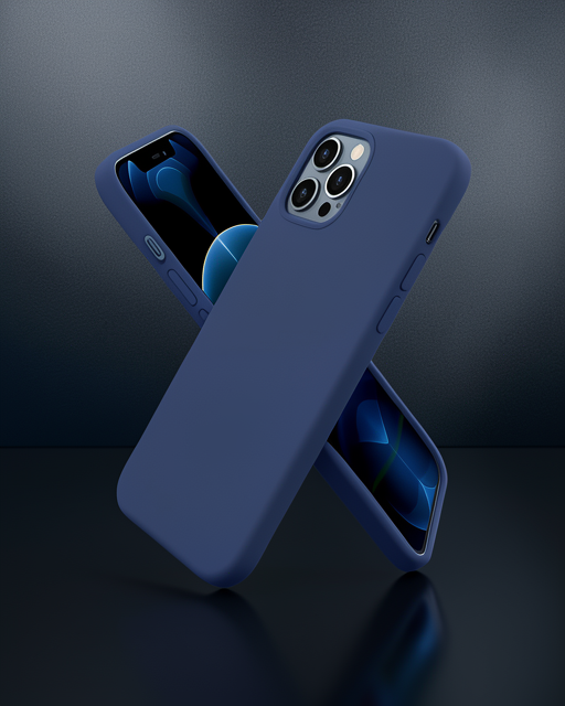 Apple İphone 12 Pro Kılıf First Silikon - Lacivert