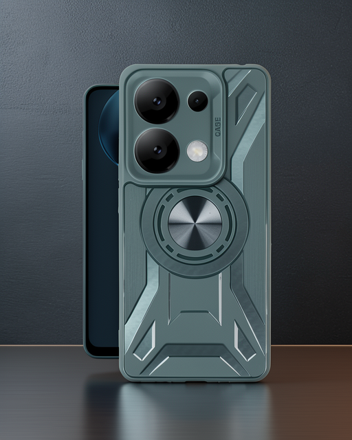 Xiaomi Redmi Note 13 4g Kılıf Lincoln Silikon - Koyu Yeşil