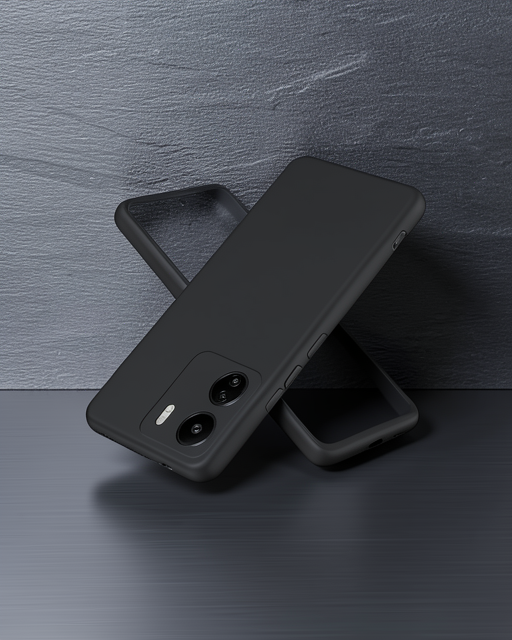 Xiaomi Redmi 13c Kılıf First Silikon - Siyah