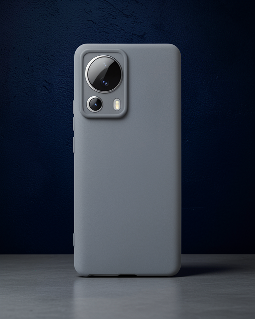 Xiaomi Mi 13 Lite Kılıf Nano İçi Kadife Silikon - Gri