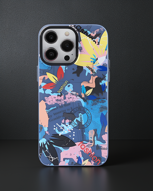 Apple İphone 13 Pro Max Kılıf Prada Desenli Kapak - Prada Pembe - 1