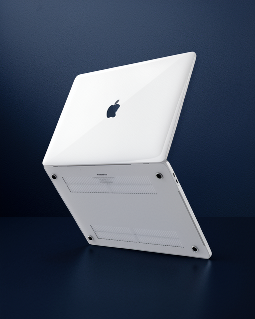 Apple Macbook Pro 16.2 2021 Macbook Buzlu Kapak - Şeffaf