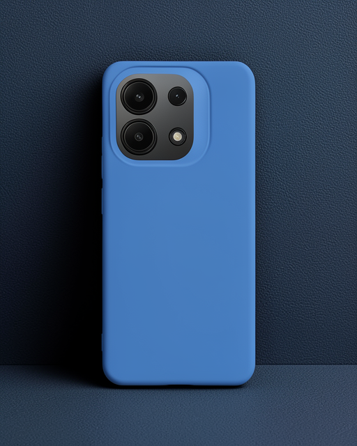 Xiaomi Redmi 13 4g Kılıf First Silikon - Mavi