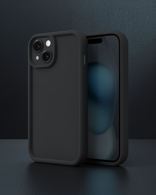 Apple İphone 14 Kılıf Viera Silikon - Siyah