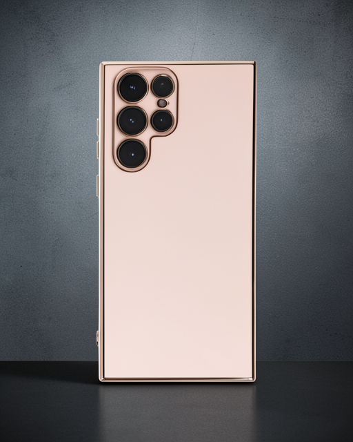 Samsung Galaxy S22 Ultra Kılıf Volet Silikon - Pembe