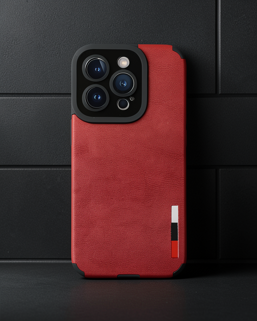 Apple İphone 14 Pro Kılıf Loop Deri Silikon - Kırmızı