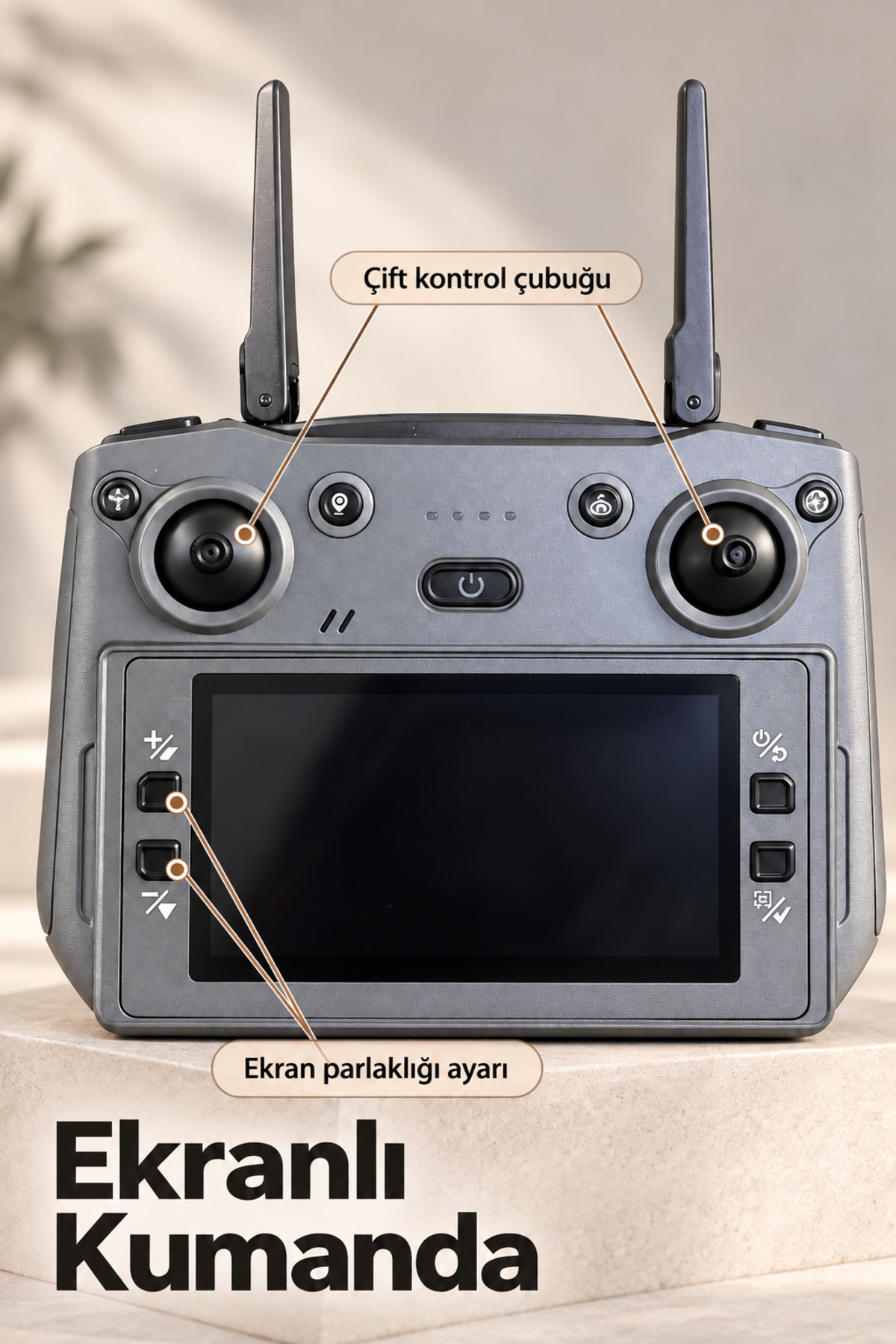 Taşıma Çantalı GPS Drone ve Ekranlı Kumanda