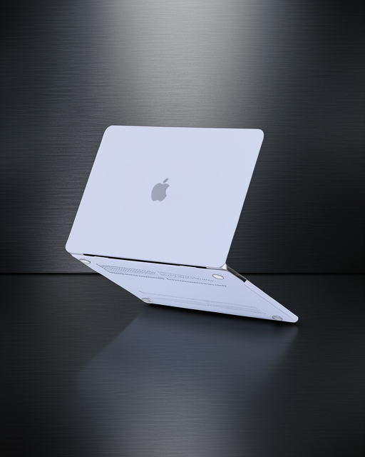 Apple Macbook Pro 13 2020 Macbook Buzlu Kapak - Lila