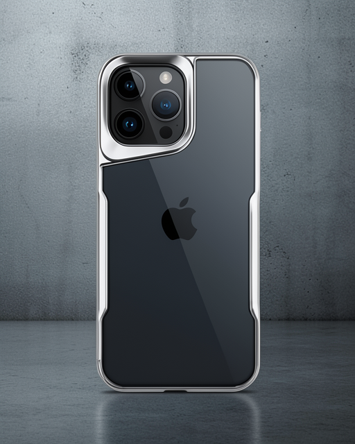Apple İphone 15 Pro Max Kılıf Boyi Silikon Kapak - Gümüş