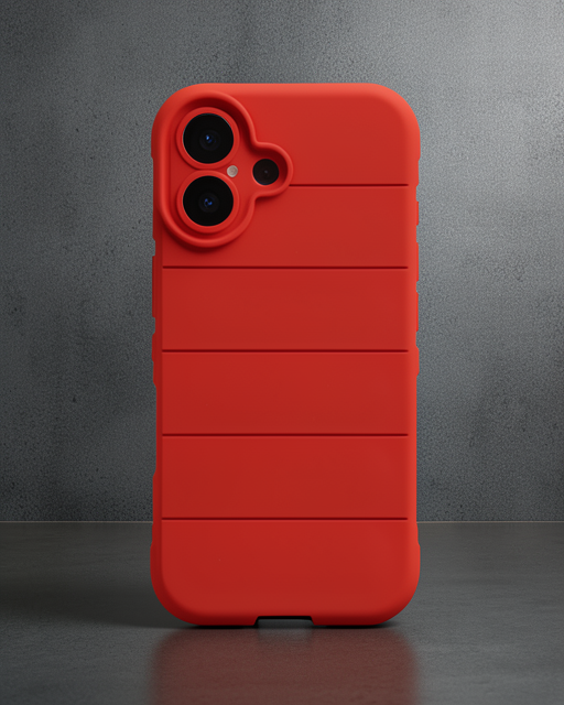 Apple İphone 16 Plus Kılıf Optimum Silikon - Kırmızı