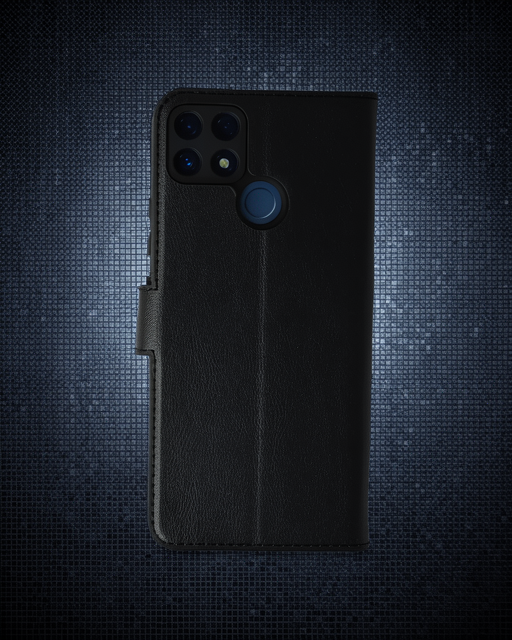 Realme C25 Kılıf Trend S Plus Kapaklı Kılıf - Siyah