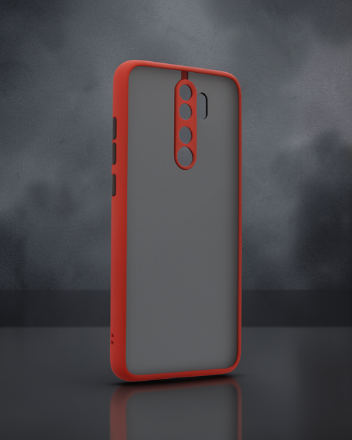 Xiaomi Redmi Note 8 Pro Kılıf Montreal Silikon Kapak - Kırmızı