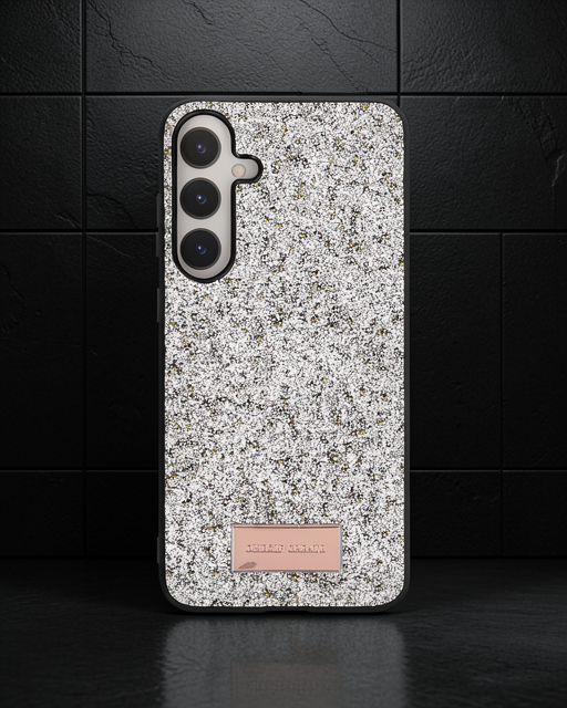 Onegif Samsung Galaxy A05s Bright Simli Kapak - Gümüş