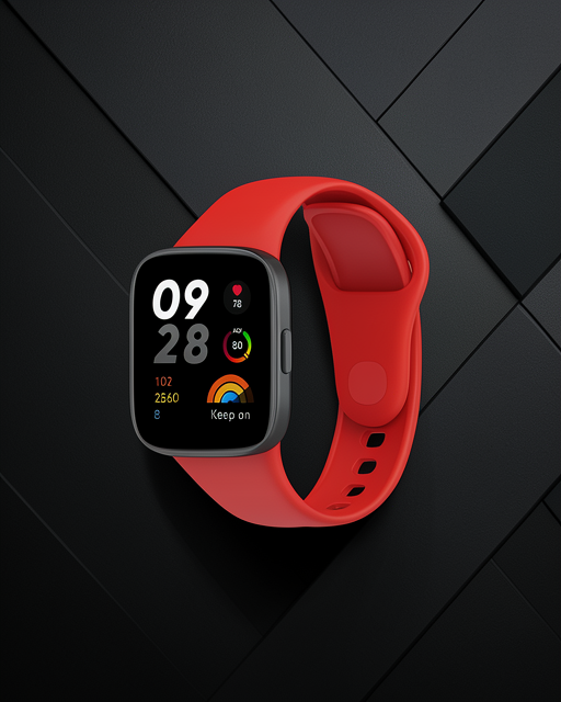 Xiaomi Redmi Watch 3 Klasik Kordon (saat Değildir) - Kırmızı