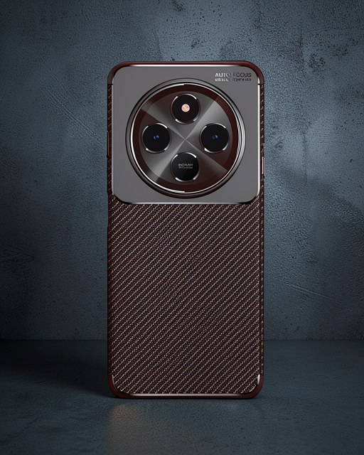 Xiaomi Redmi 14c Kılıf Auto Focus Karbon Kapak - Koyu Yeşil