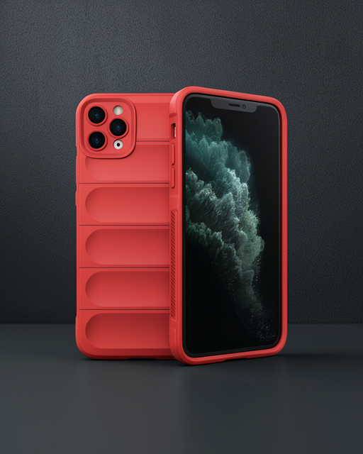 Apple İphone 11 Pro Kılıf Optimum Silikon - Kırmızı