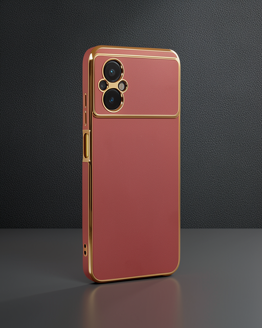 Xiaomi Poco M5 Kılıf Volet Silikon - Kırmızı