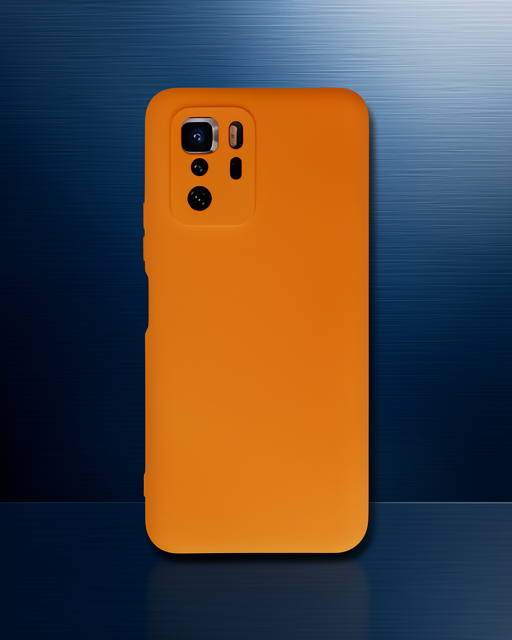 Xiaomi Poco X3 Gt Kılıf Nano İçi Kadife Silikon - Turuncu