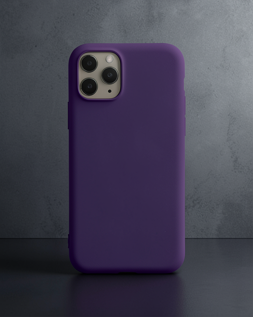 Apple İphone 11 Pro Kılıf Nano İçi Kadife Silikon - Mor