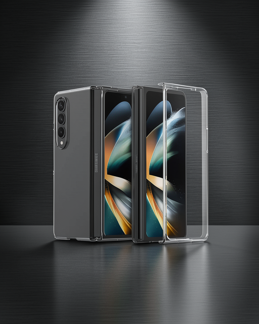 Samsung Galaxy Z Fold 3 Kılıf Fold Tpu Silikon - Şeffaf