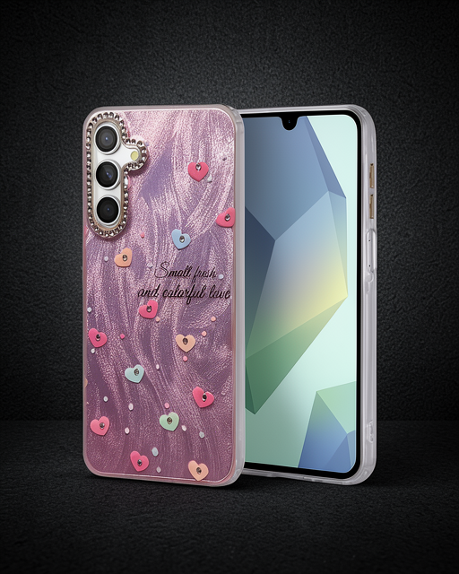 Samsung Galaxy S24 Fe Kılıf Blade Aynalı Desenli Kapak - Desen 8