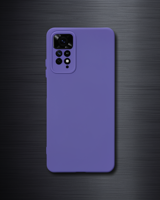Xiaomi Redmi Note 11 Pro Kılıf Nano İçi Kadife Silikon - Mor