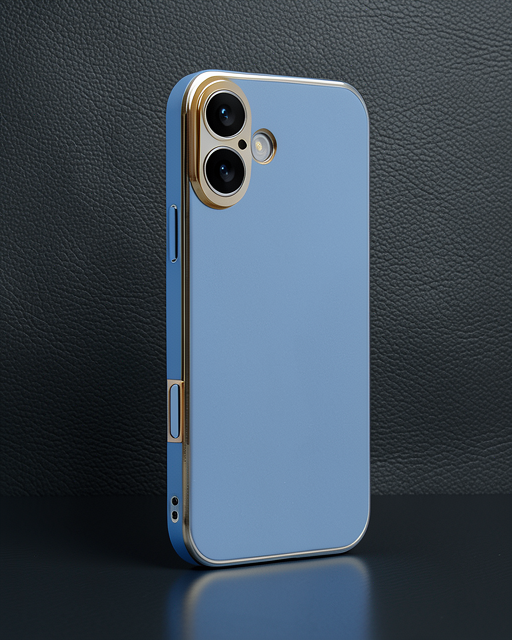 Apple İphone 16 Kılıf Volet Silikon - Mavi