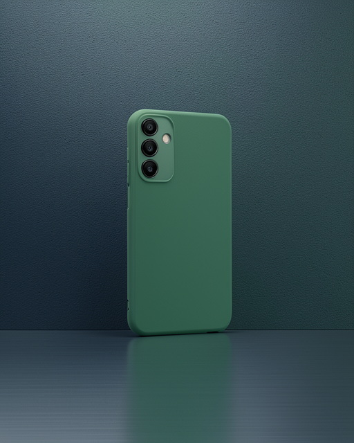 Samsung Galaxy A25 5g Kılıf First Silikon - Koyu Yeşil