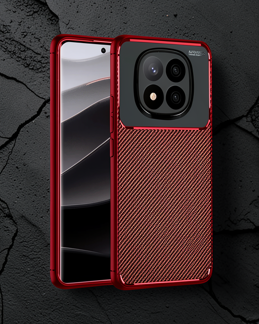 Xiaomi Redmi Note 14 Pro 5g Kılıf Auto Focus Karbon Kapak - Koyu Yeşil