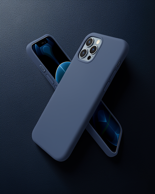 Apple İphone 12 Pro Max Kılıf First Silikon - Lacivert