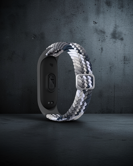 Xiaomi Mi Band 6 Kordon - Gri-siyah