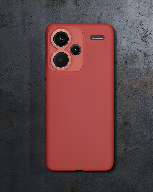 Xiaomi Redmi Note 13 Pro Plus Kılıf Nano İçi Kadife Silikon - Pudra