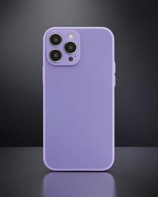 Apple İphone 13 Pro Max Kılıf Montreal Silikon Kapak - Mor