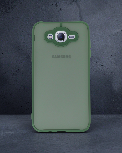 Samsung Galaxy J7 Kılıf Montreal Silikon Kapak - Yeşil