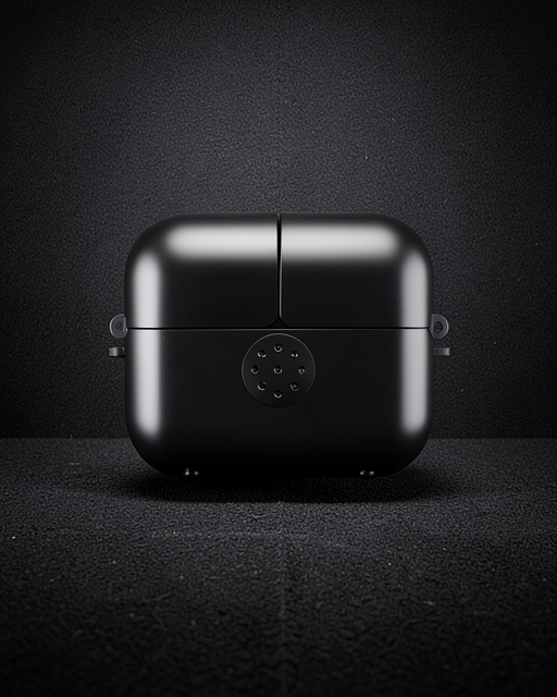Apple Airpods 3 (3.nesil) Basmalı Kılıf - Siyah