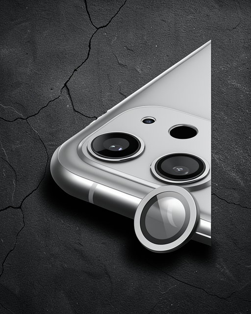 Apple İphone 11 Raze Metal Kamera Lens - Gümüş