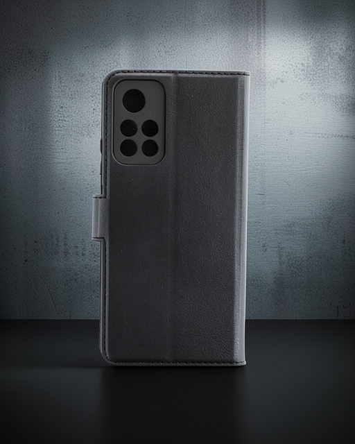 Xiaomi Redmi Note 11t Kılıf Trend S Plus Kapaklı Kılıf - Siyah