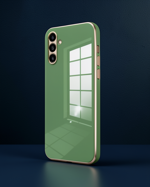 Samsung Galaxy M15 Kılıf Volet Silikon - Açık Yeşil