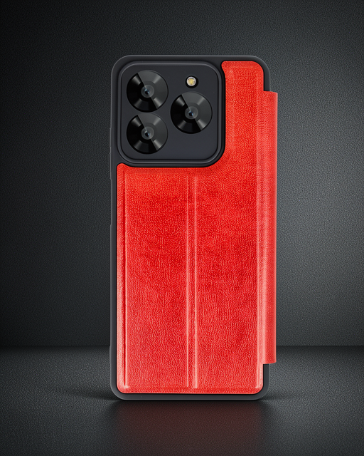 General Mobile Era 50 Kılıf Flip Cover - Kırmızı