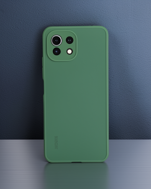 Xiaomi Mi 11 Lite Kılıf Montreal Silikon Kapak - Açık Yeşil