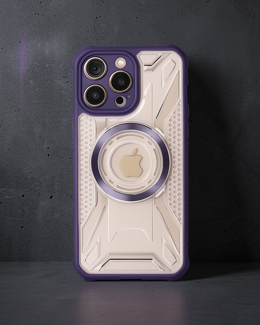 Apple İphone 13 Pro Kılıf Prag Magneticsafe Kapak - Derin Mor