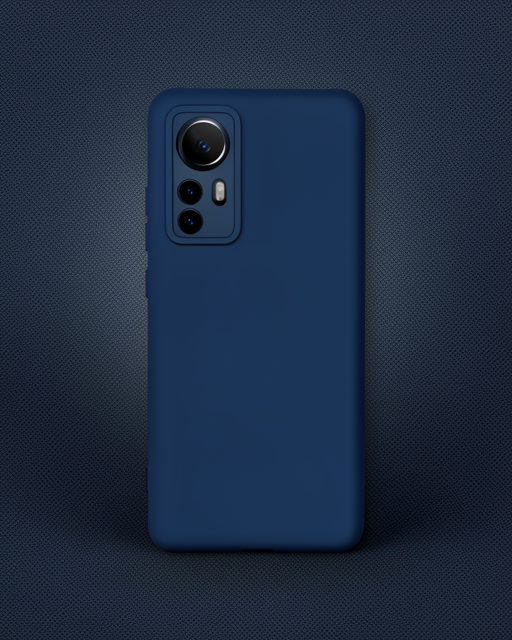 Xiaomi Mi 12 Kılıf Nano İçi Kadife Silikon - Lacivert