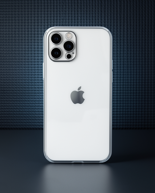 Apple İphone 12 Pro Kılıf Razer Lensli Silikon - Gümüş